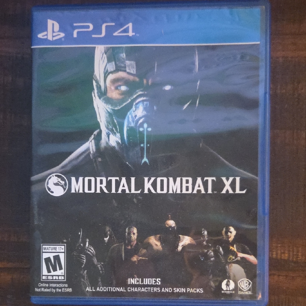 Mortal Kombat XL for PS4 - Blue Case